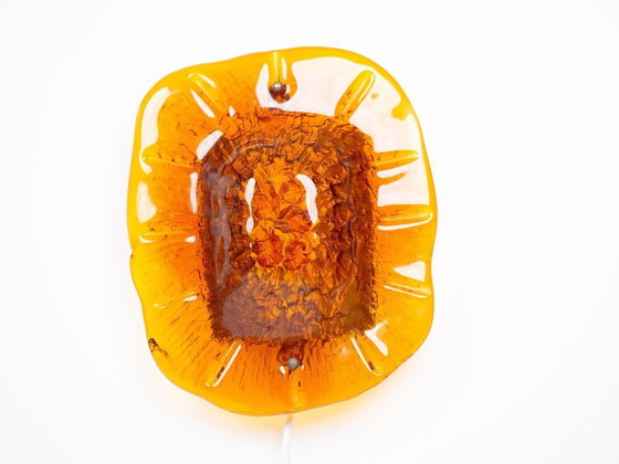 Image 1 of Par de apliques daneses con medallón de Vitrika, años 60