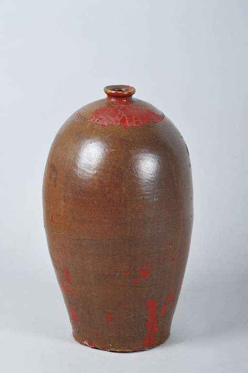 Original Art Deco Vase, Ceramics, Well-Preserved Condition, Czech, 1920s – vazen