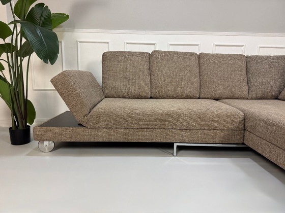 Image 1 of Brühl Fourtwo Sofa Fabric Sleeper Sofa Four Two Brown Beige Multifunctional