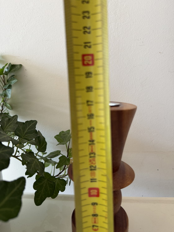 Image 1 of Candeliere in legno di metà secolo