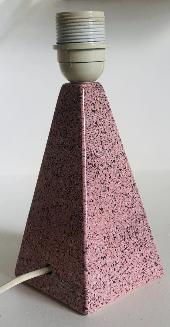 Image 1 of Lamp base in Brussels porcelain with a terrazzo effect