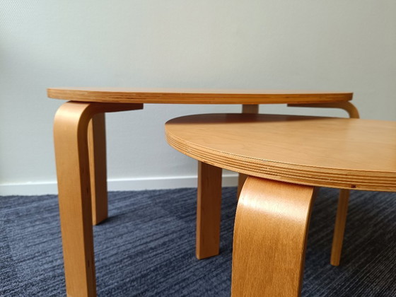 Image 1 of Tables basses/d'appoint vintage Ikea Svalsta - Style Alvar Aalto - Suède - 1999
