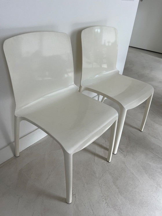 2 Casprini Stoelen Van Marcello Ziliani – Eetkamerstoelen, Plastic (photo 2 of 12)