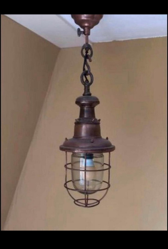 Image 1 of Set di 2 lampade a sospensione in rame