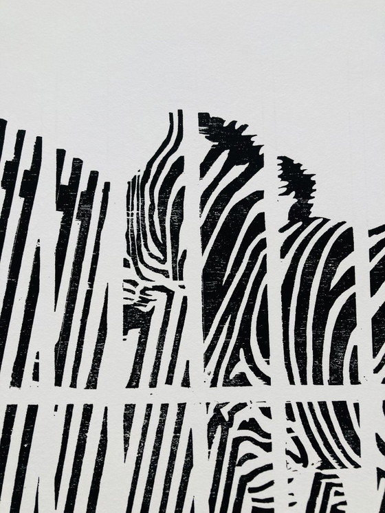 Image 1 of Irene Wolfferts - Zèbre - Vintage années 70