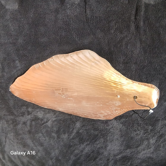 Image 1 of Enorme applique da 90 cm Shell Art vintage 20° secolo Hans Kogl