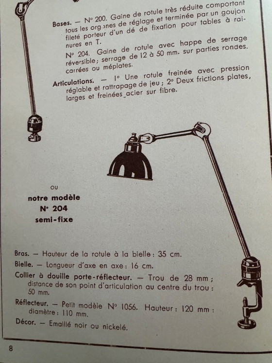 Image 1 of OUDE INDUSTRIËLE WANDLAMP “GRAS RAVEL” N° 204 Halfvast