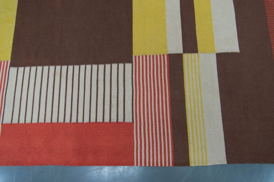 Image 1 of Rare Geometric Carpet by Antonin Kybal, 1948