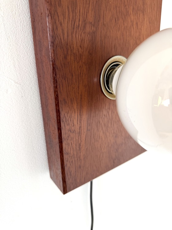 Image 1 of Vintage teak wall lamp, 1970s