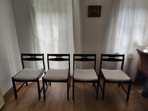 4x vintage dining table chairs!