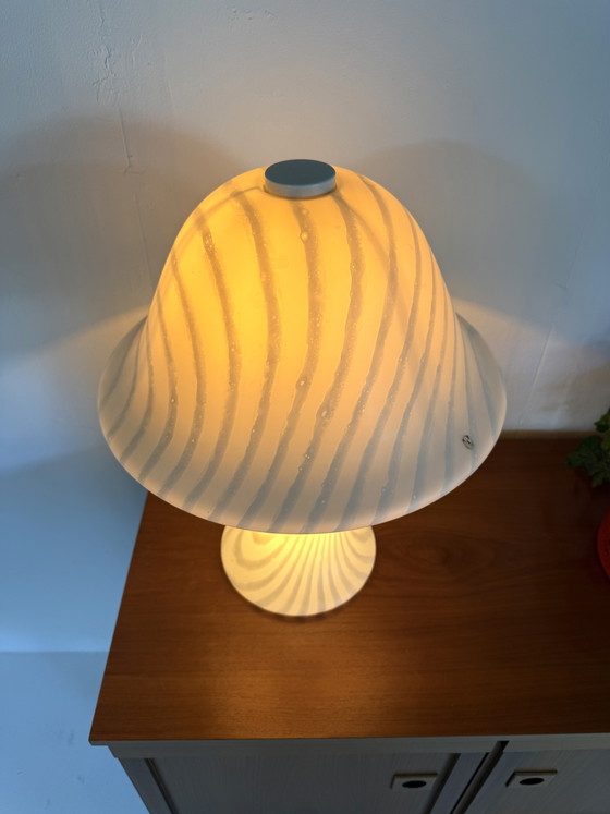 Image 1 of Lampe champignon zèbre XL vintage, Peill & Putzler '70