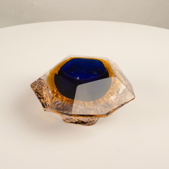 Cendrier sculptural en verre submergé par Gianfranco Mandruzzato Murano 1970 – Accessoires de table, Modern (photo 21 of 22)