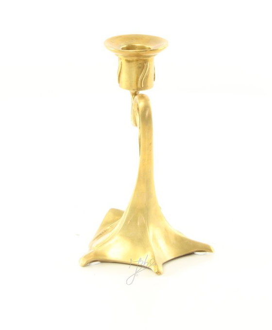 Image 1 of Bronzeleuchter im Jugendstil