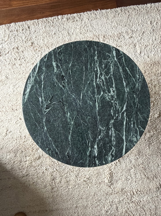 Image 1 of Green marble coffee table set