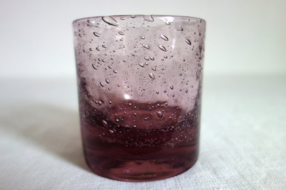 6 Bubble Blown Glasses Verrerie du Marais Riom – Glass & Decanter (photo 6 of 9)