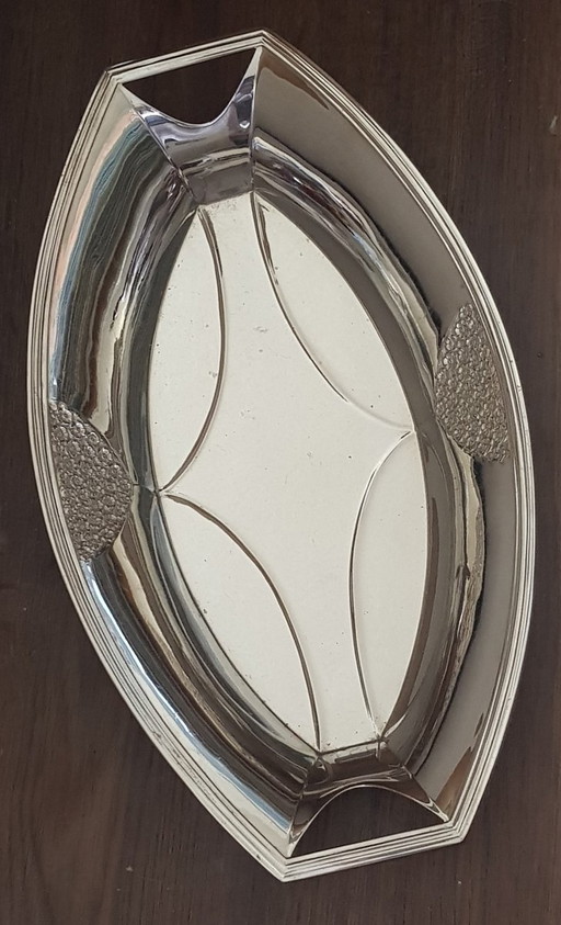 Ciotola in argento Art Déco di Wmf, anni '20