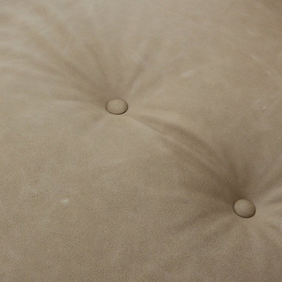 Image 1 of Sofá cama "Anfibio" de tres plazas de cuero gris de Alessandro Becchi para Giovannetti, Italia, años 70