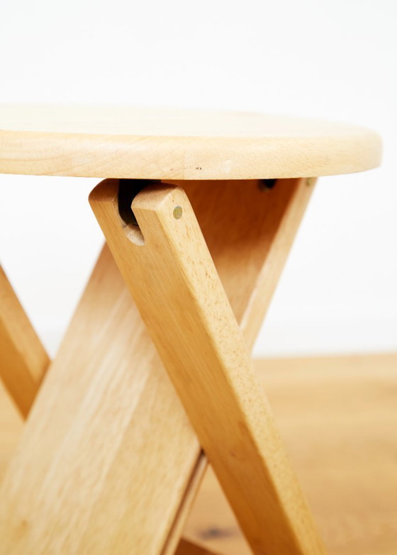 Sgabello pieghevole 'Suzy' di Adrian Reed per Princes Design Works LTD, UK – Sgabelli, Wood (photo 5 of 8)