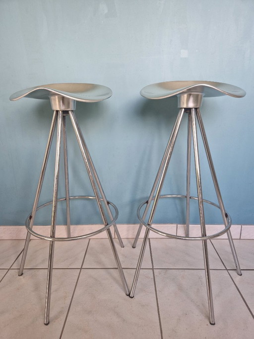2 Amat Jamaica Bar Stools By Pepe Cortes