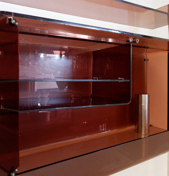 Image 1 of Étagère/Bar sol/plafond Michel Ducaroy pour Roche Bobois (Claustra), années 1970