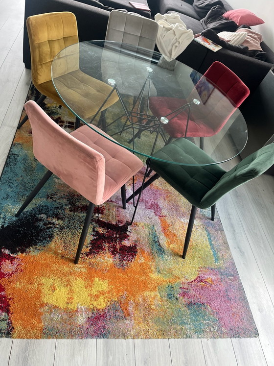 Ensemble de salle à manger – Salles à manger complètes, Verre, Métal (photo 7 of 7)