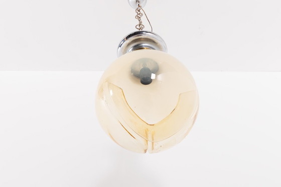 Image 1 of Lampada a sospensione moderna italiana in vetro di Murano, anni '70