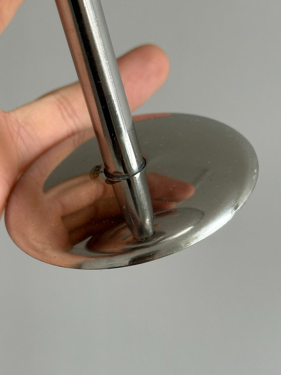 Image 1 of 8 bowls on stainless steel stand