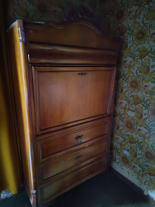 Secretaire Biedermeier Antico / Mobile Scrittoio