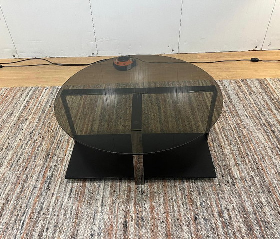 Image 1 of Minotti Low Console Glass Coffee Table