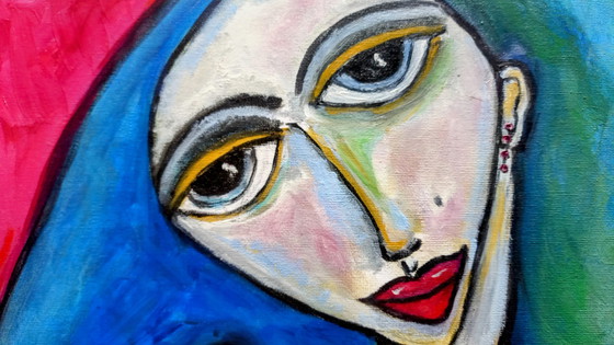 Image 1 of Tineke van Steenbergen Mujer con perro