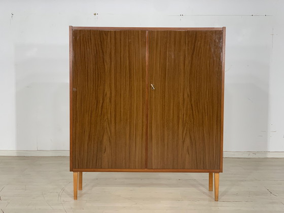 Image 1 of Mid century hellerau chest of drawers linen cupboard cabinet vintage