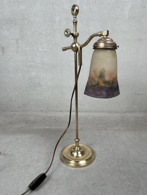 Lampe à poser réglable Art Nouveau - Müller Frères