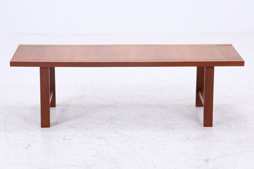 Beautiful vintage teak coffee table | Mid - Century side table Telephone table 60s retro living room #09-04