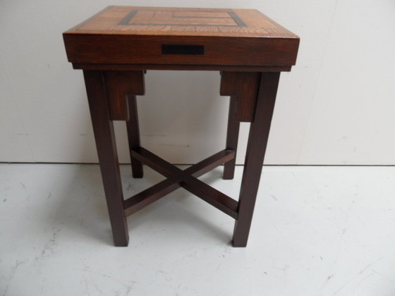 Amsterdam School Oak Side Table – Wood (photo 6 of 10)