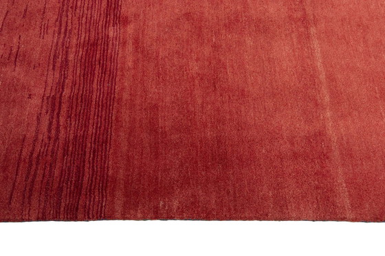 Image 1 of Hand-knotted Gabbeh Loribaft nomadic rug 190 x 150 cm red