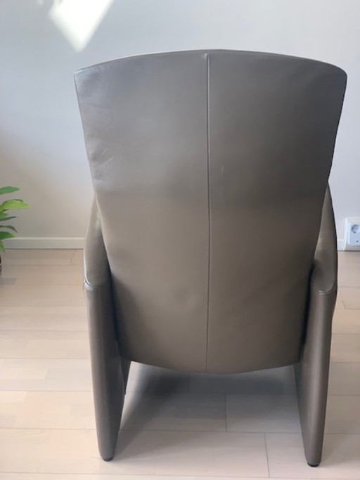 Jori Ledersessel in Taupe, manuelle Bedienung, sehr guter Zustand! – verstelbare relaxstoel, Leather (photo 2 of 5)