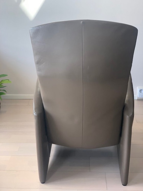Jori Ledersessel in Taupe, manuelle Bedienung, sehr guter Zustand! – Verstellbarer relaxsessel, Leather (photo 2 of 5)