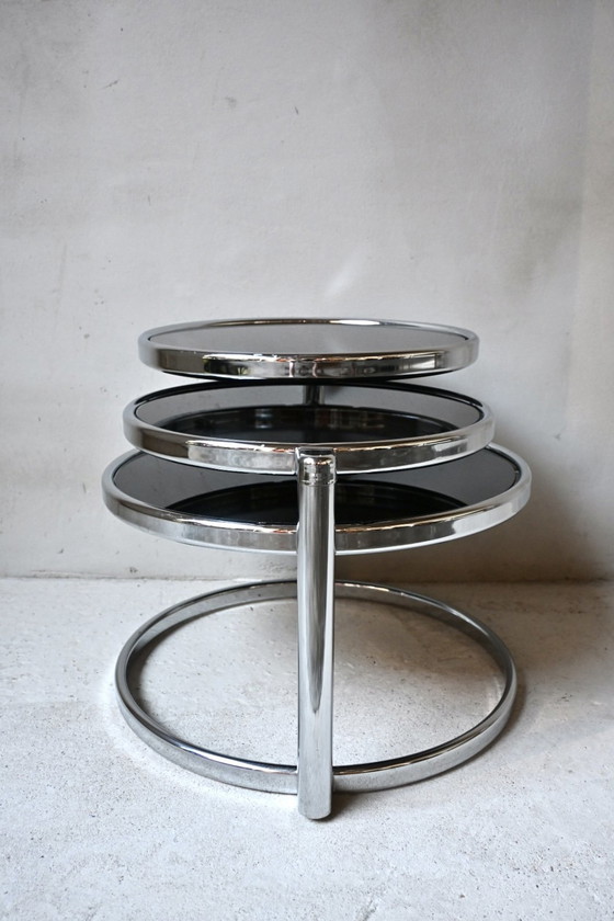 Tavolino d'appoggio vintage Leitmotiv Design, Tavolino da caffè (Anni '70/'80) – Tavolini da caffè, Metal (photo 3 of 12)