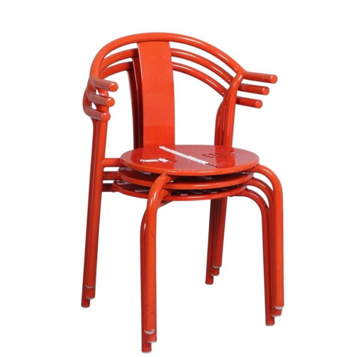 3x IKEA MAXMO poltrone vintage / sedie da pranzo Svezia 1980s 80s memphis