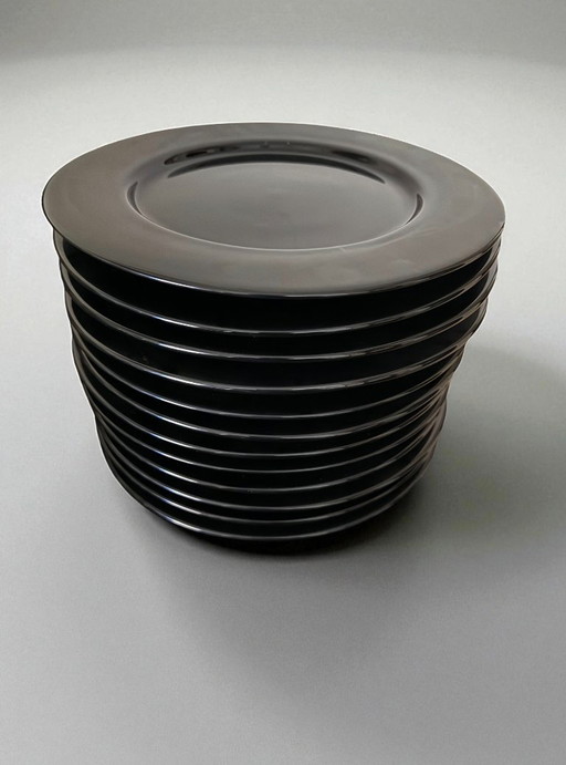 Juego de 12 manteles individuales de los años 80, Italica Ars.