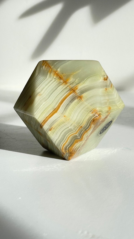 Image 1 of Vintage Onyx Paperweight