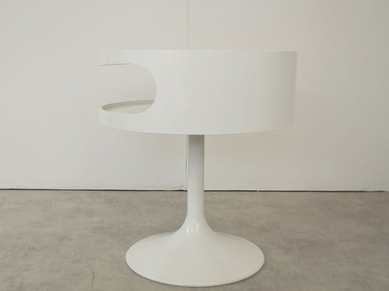 Image 1 of Table d'appoint Opal Luna, design vintage, style années 70, époque spatiale
