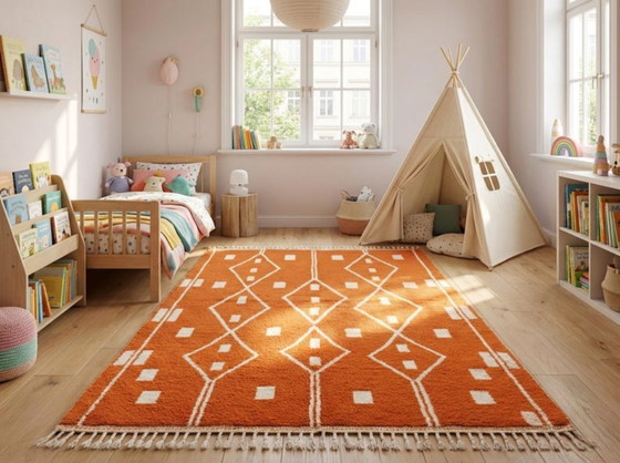 Image 1 of Tappeto marocchino fatto a mano 100 cm x 300 cm