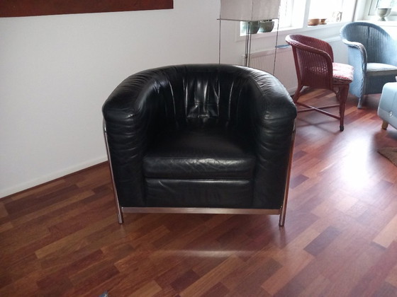 Image 1 of 1x three-seater sofa and 1x armchair Zanotte Onda