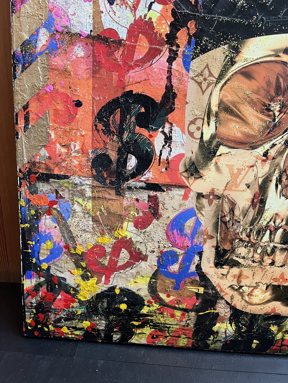 Image 1 of Pop-Art "LV-Schädel" von Karin Vermeer