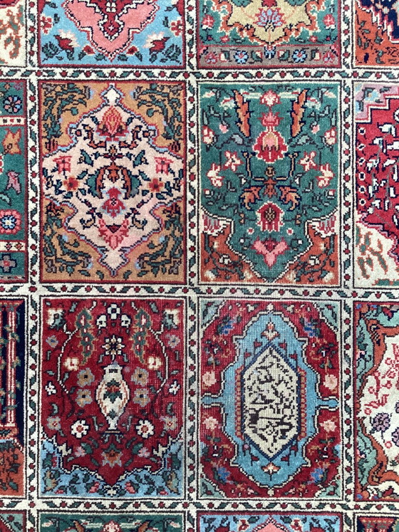 Image 1 of Vintage Moud Garden hand-knotted Persian rug Iran