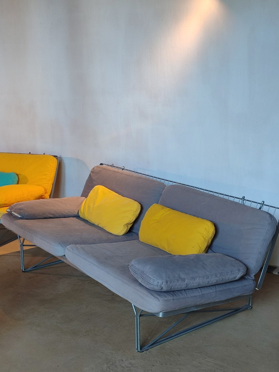Momento Ikea 1983 – Sofás, Metal, Textile (photo 4 of 14)