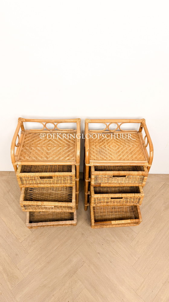 2X Commode en rotin – Bamboo, Rattan (photo 4 of 5)