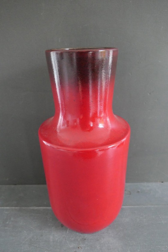 Image 1 of Vintage Steuler large red vase 143/40