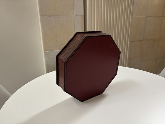 Image 1 of Dicing box, made of purple heart wood